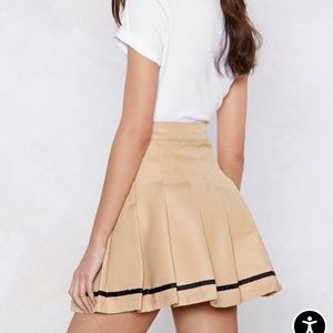 Nasty Gal pleated tennis skirt NWT
